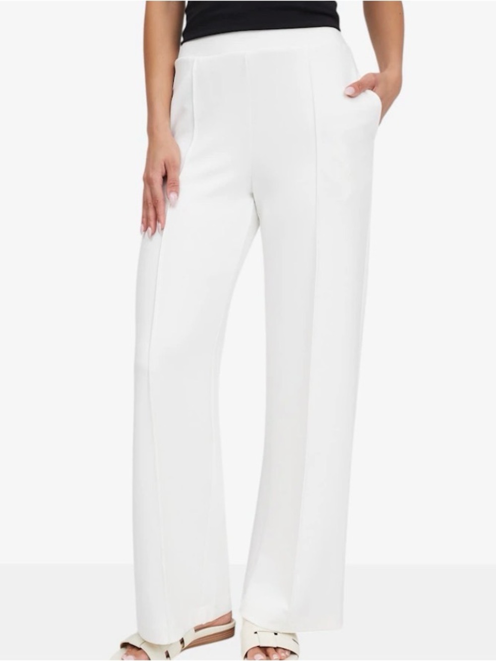 Mark & James Badgley Mischka Wide Leg High Waist Pull On Pants XL